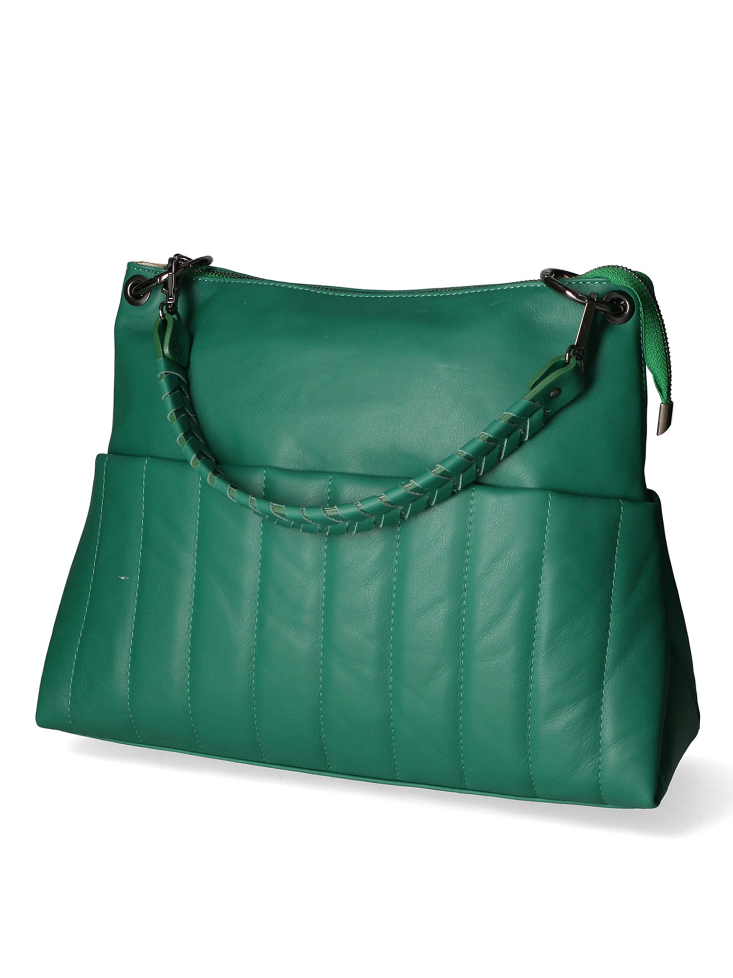 Lucrezia Borsa a mano da donna Vera Pelle 03920-S107 GIADA Gave Lux
