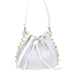 Ravello Borsa a spalla da donna Vera pelle 8977-BIANCO Gave Lux