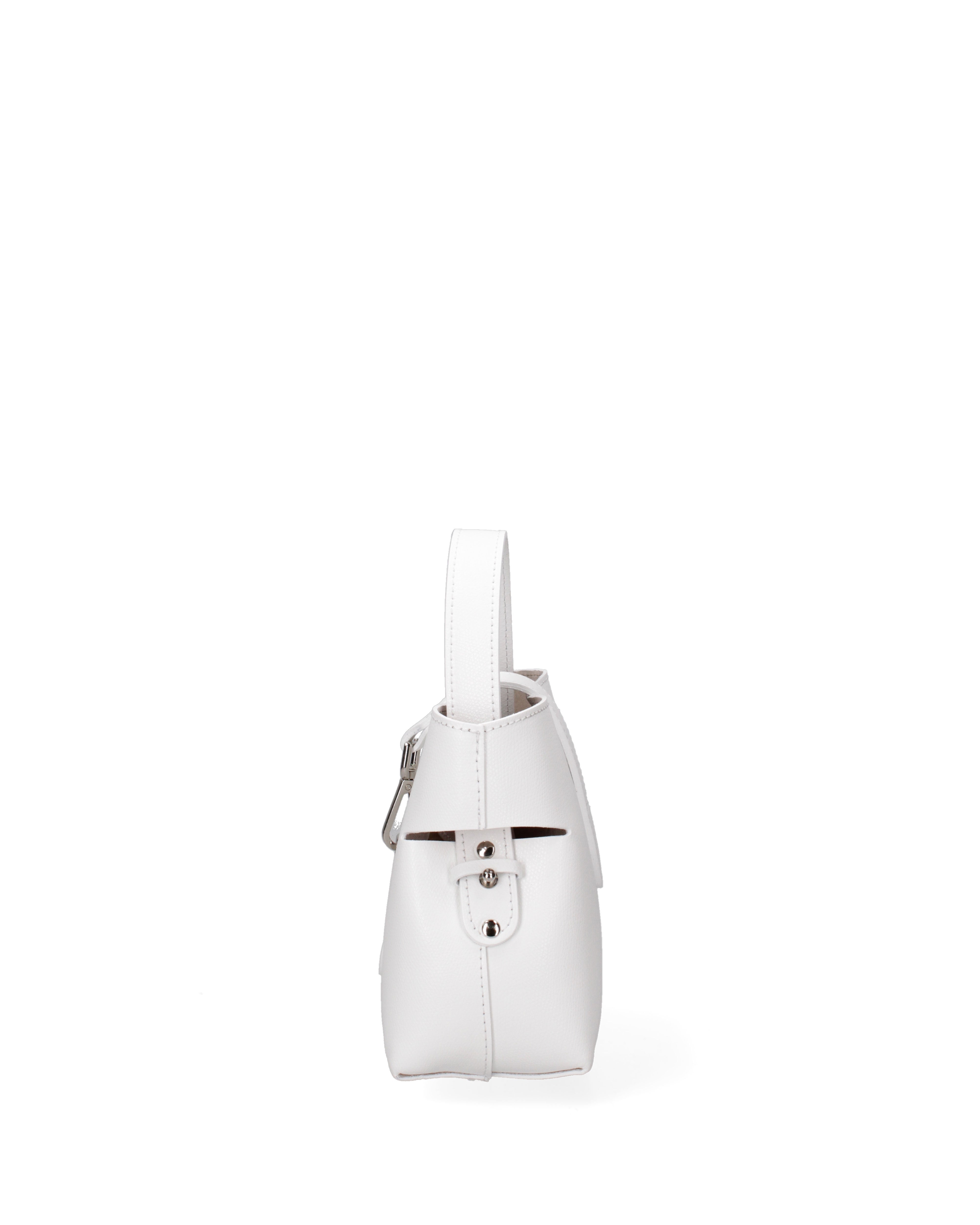Modena Borsa a mano da donna Vera pelle 07380-PL01 BIANCO Gave Lux