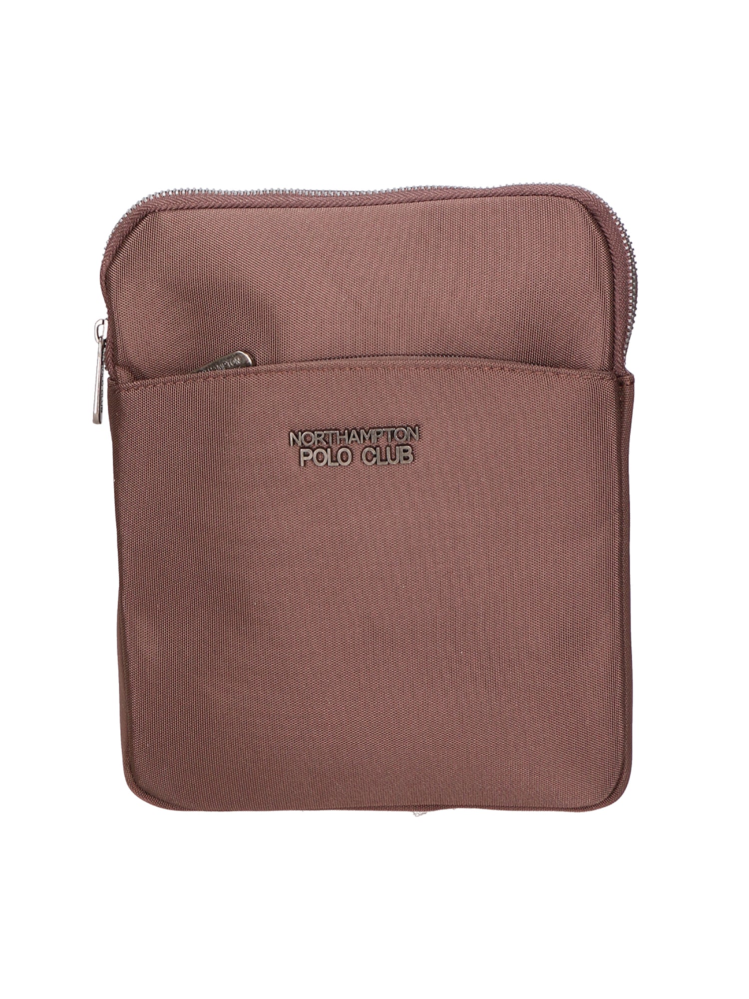 Borsa a tracolla uomo Pelle vegana + Tessuto PCL3153-BROWN Northampton Polo Club