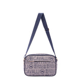 Borsa a tracolla da donna Ecopelle BC1374-BLU B Cavalli