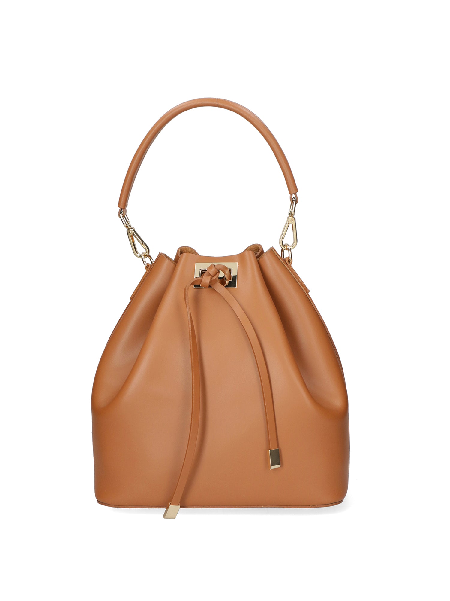 Erina Borsa a mano da donna Vera pelle 8073-L128 CUOIO Gave Lux