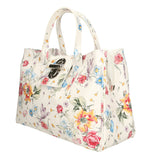 Ascoli Borsa a mano da donna Pelle stampata cocco 7718-FIORI Gave Lux