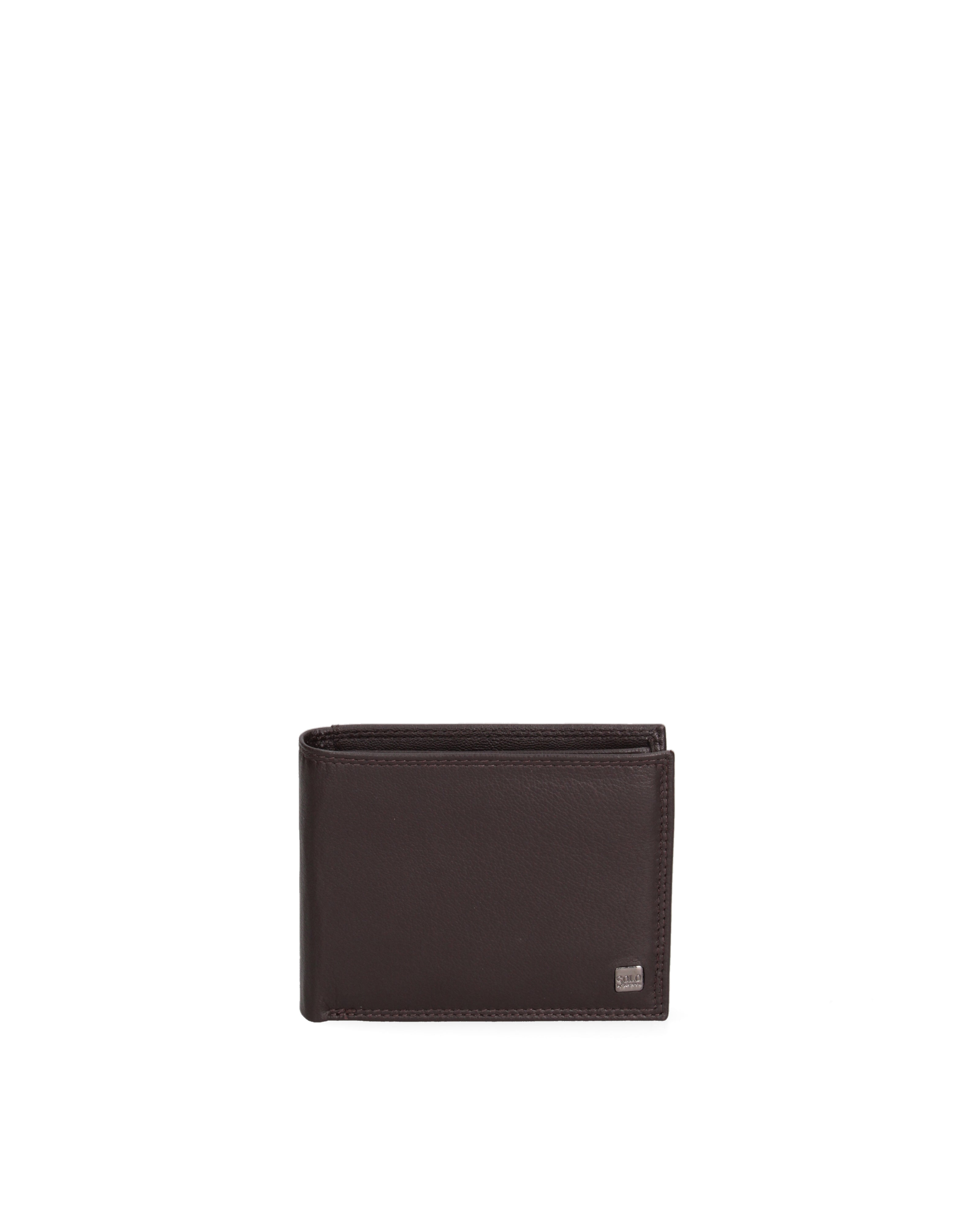 Portafoglio uomo in vera pelle Casual K35358P029-T.MORO Solo Soprani