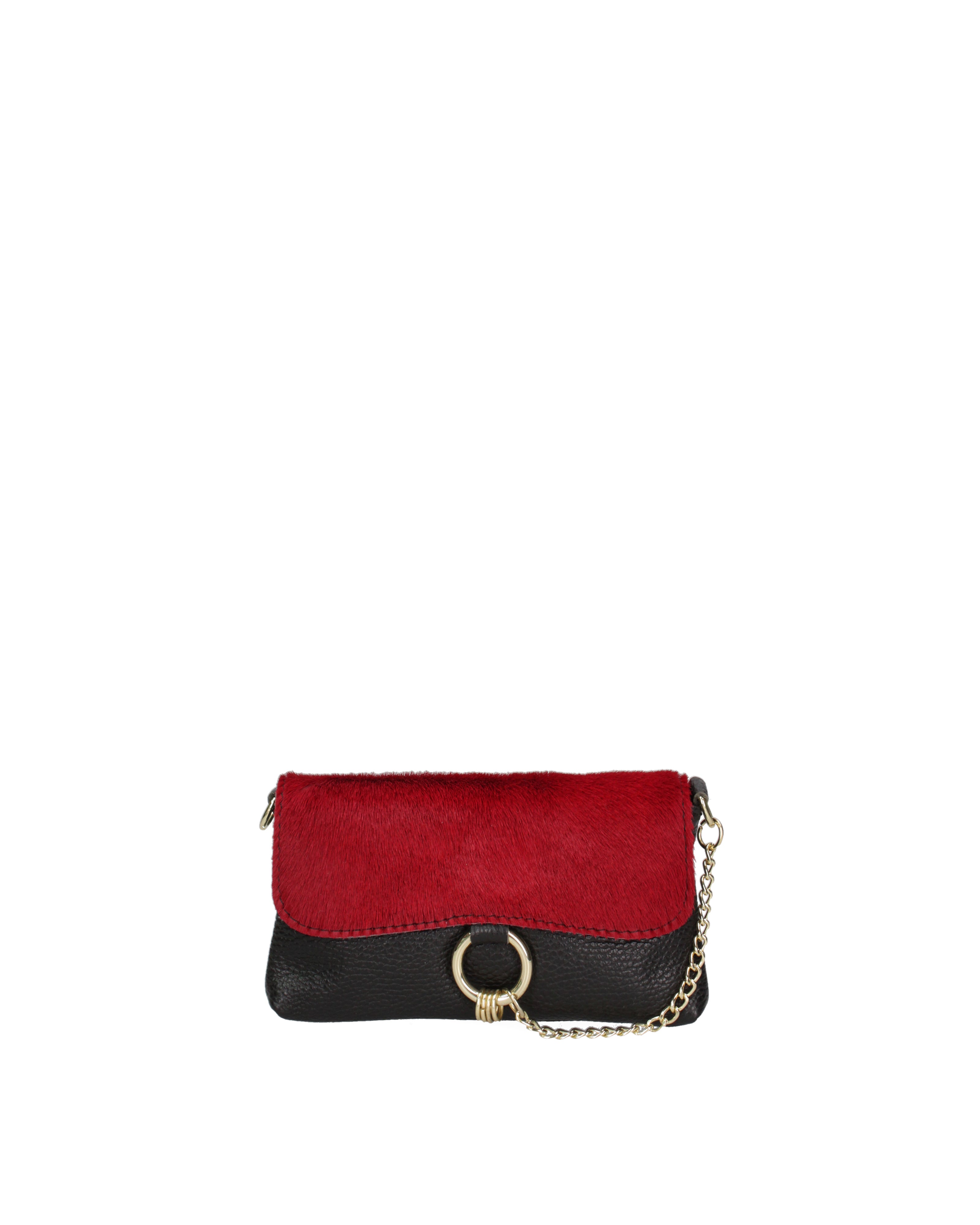 Safira Borsa a mano da donna Vera pelle 04760-ROSSO Gave Lux