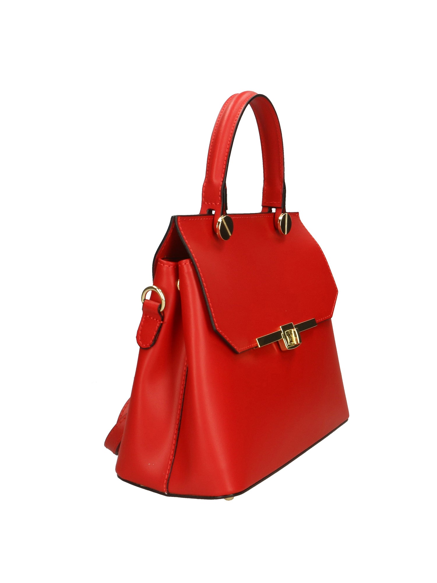 Borsa a mano da donna 100% vera pelle 7708-L214 ROSSO Gave Lux