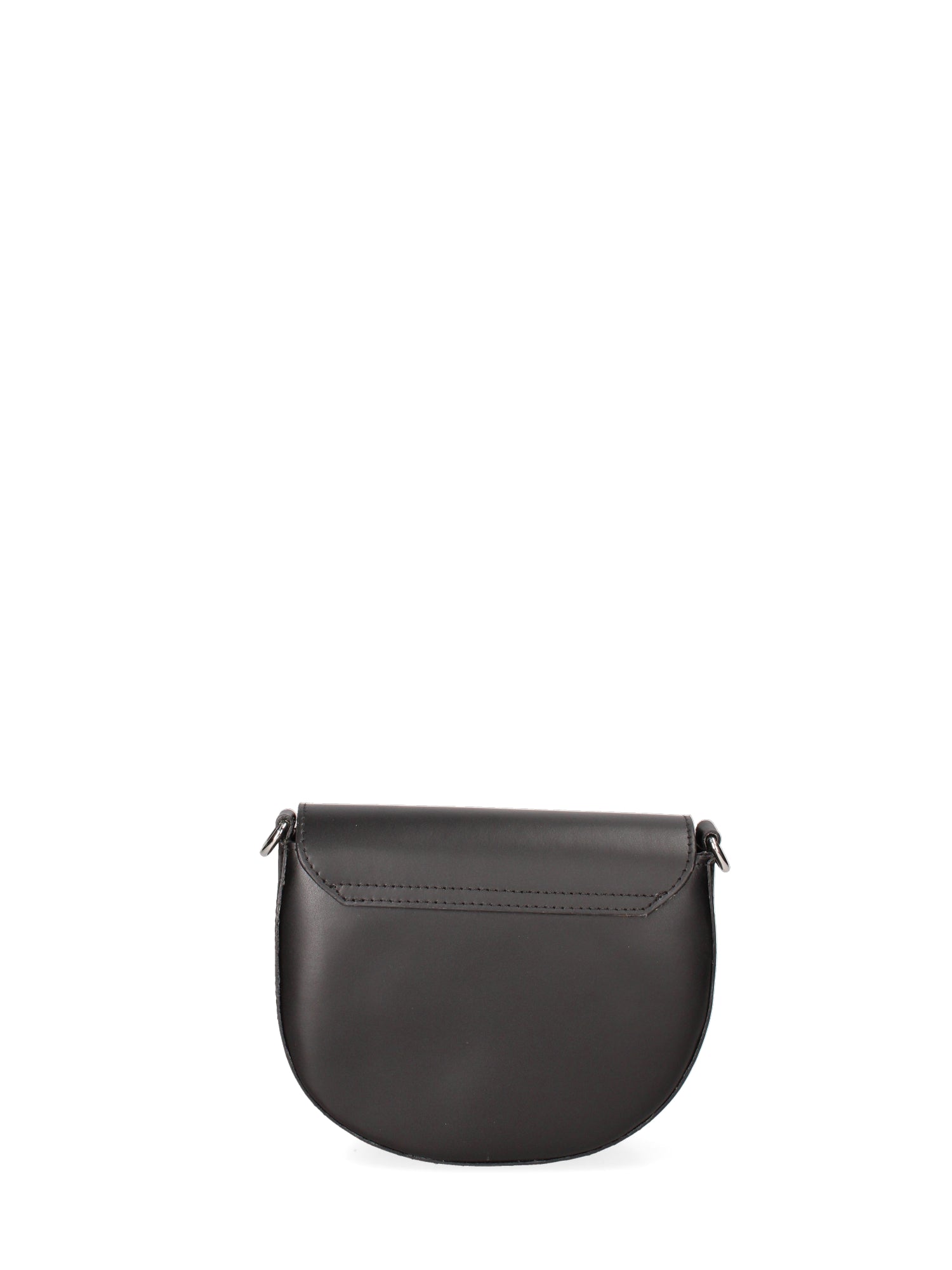 Borsa a tracolla da donna 100% pelle ruga JR-W-1017-BLACK-SILVER John Richmond