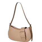 Borsa a spalla da donna 100% vera pelle 07213-L110 TAUPE Roberta Rossi
