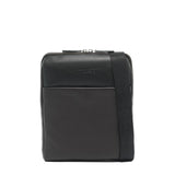 MO-32DO-COFFE BLACK Borsa a tracolla uomo in vera pelle Momo Design