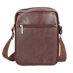 Borsa a tracolla uomo 100% pelle PU PCL3076-COFFEE Northampton Polo Club