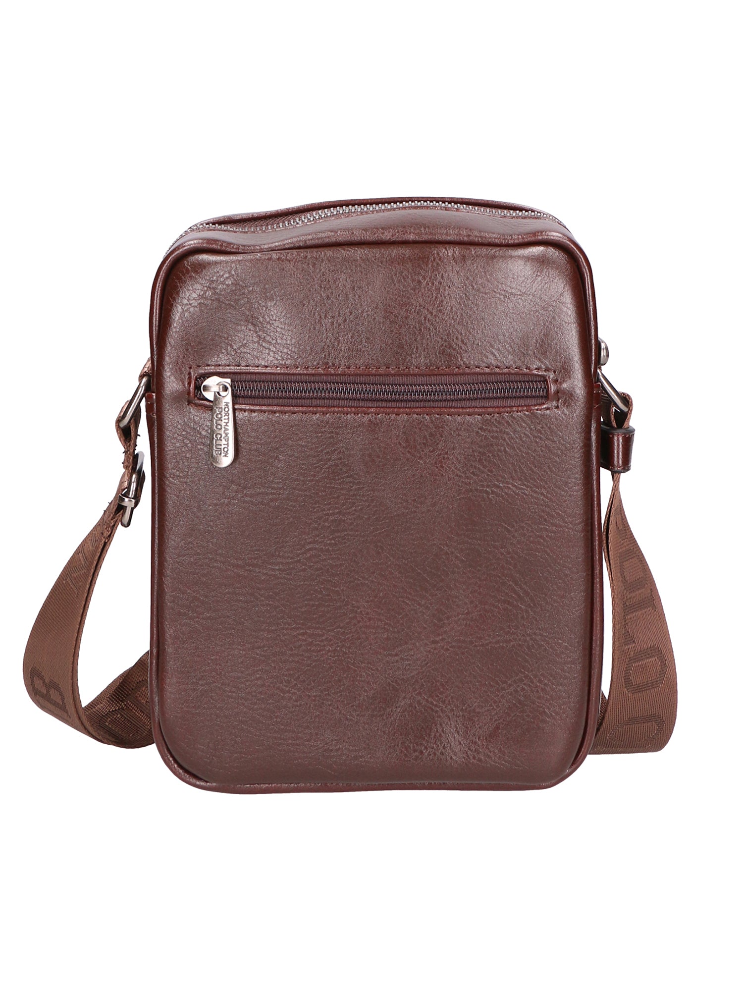 Borsa a tracolla uomo 100% pelle PU PCL3076-COFFEE Northampton Polo Club