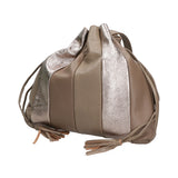 Nunzia Borsa a spalla da donna Vera pelle 576042-TAUPE Gave Lux