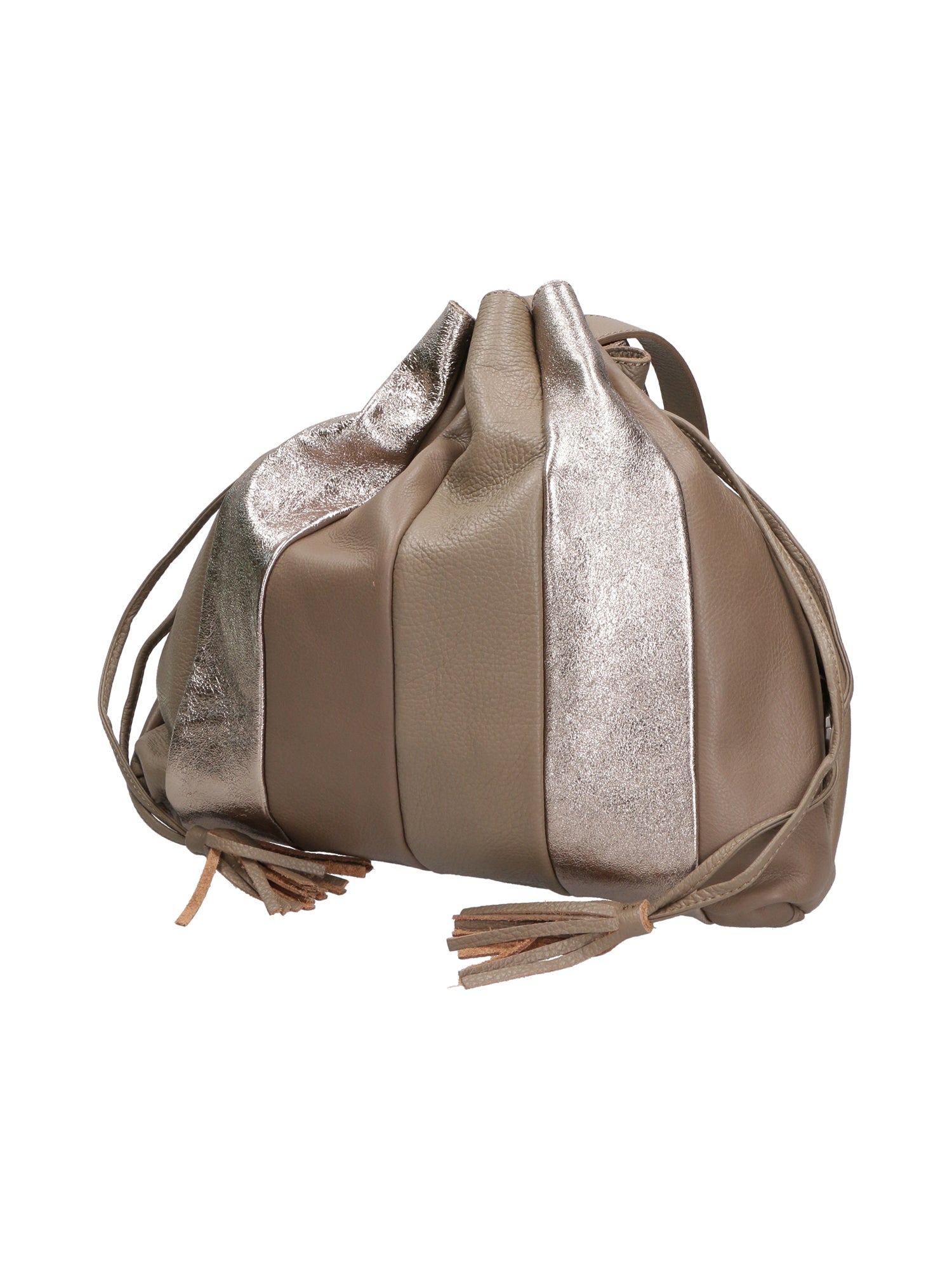 Nunzia Borsa a spalla da donna Vera pelle 576042-TAUPE Gave Lux