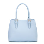 Borsa a mano da donna 100% pelle vegana PU 716-2PT-BABYBLUE Diana&co