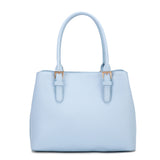 Borsa a mano da donna 100% pelle vegana PU 716-2PT-BABYBLUE Diana&co