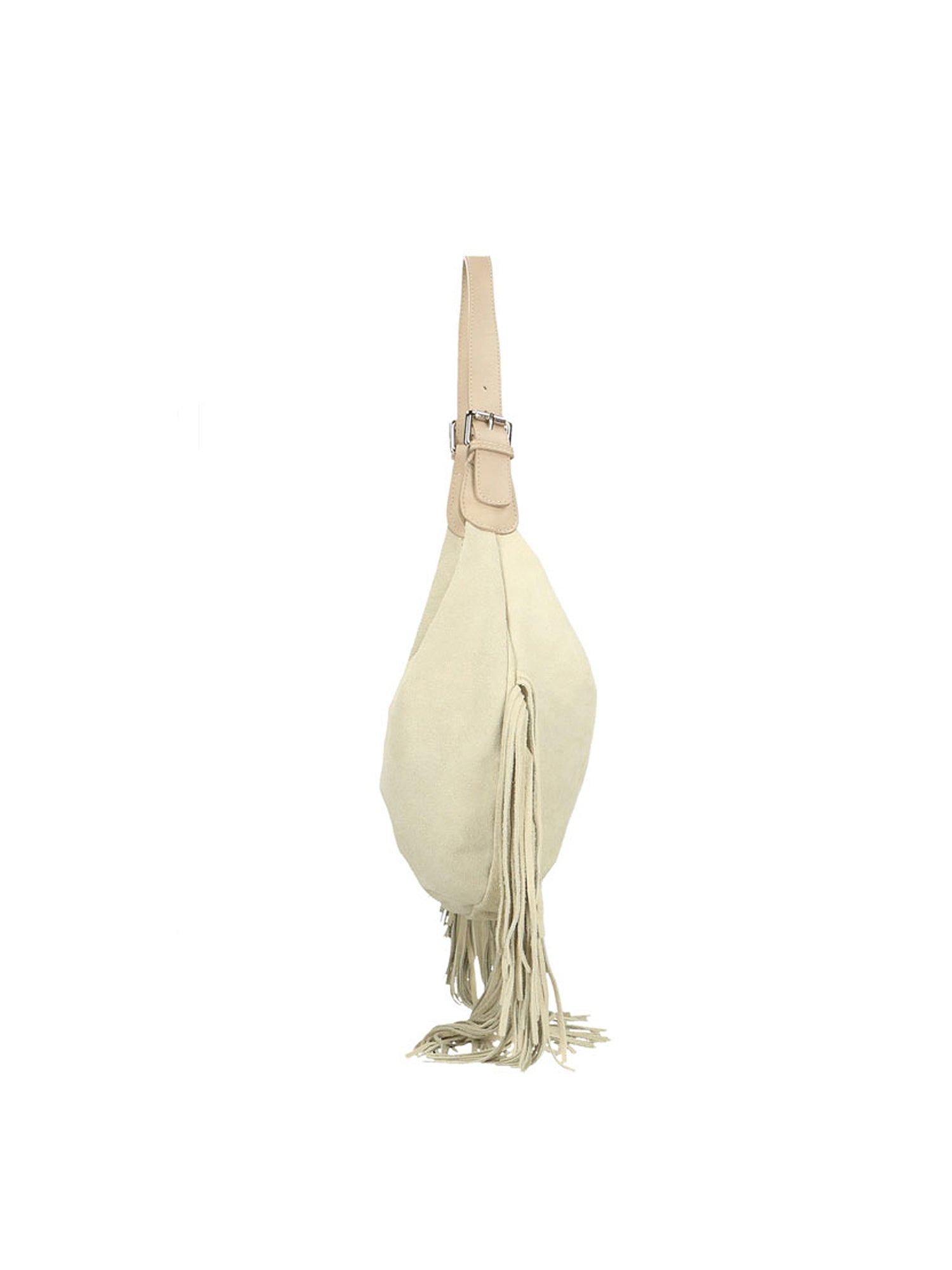 Zefira Borsa a spalla da donna Pelle Scamosciata 8630-BEIGE Gave Lux