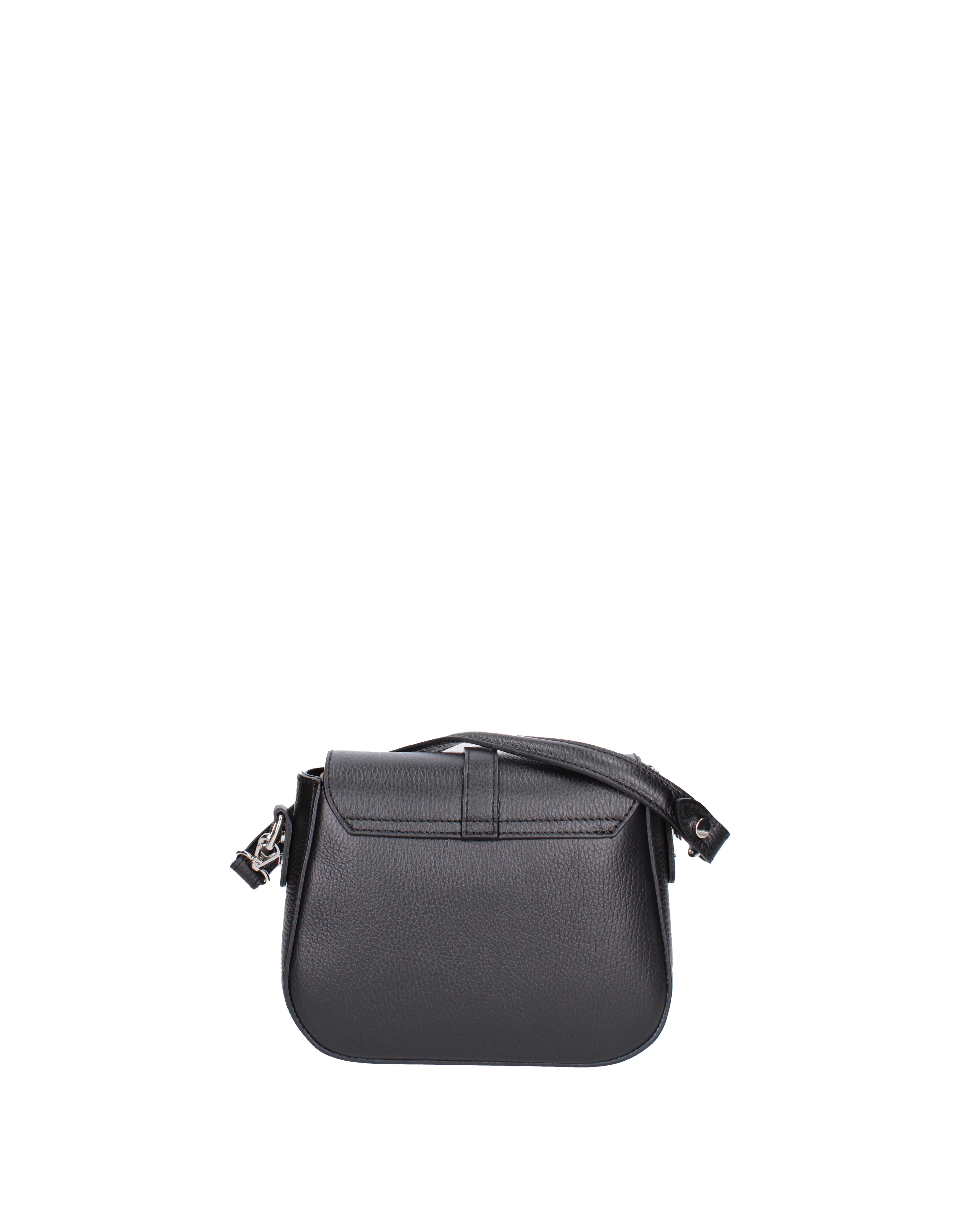 Borsa a tracolla da donna Vera pelle 07203-D28 NERO Roberta Rossi