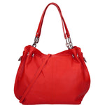 Ereba Borsa a mano da donna Made in Italy 100% pelle 3305-S58 ROSSO FUOCO Gave Lux