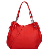 Ereba Borsa a mano da donna Made in Italy 100% pelle 3305-S58 ROSSO FUOCO Gave Lux