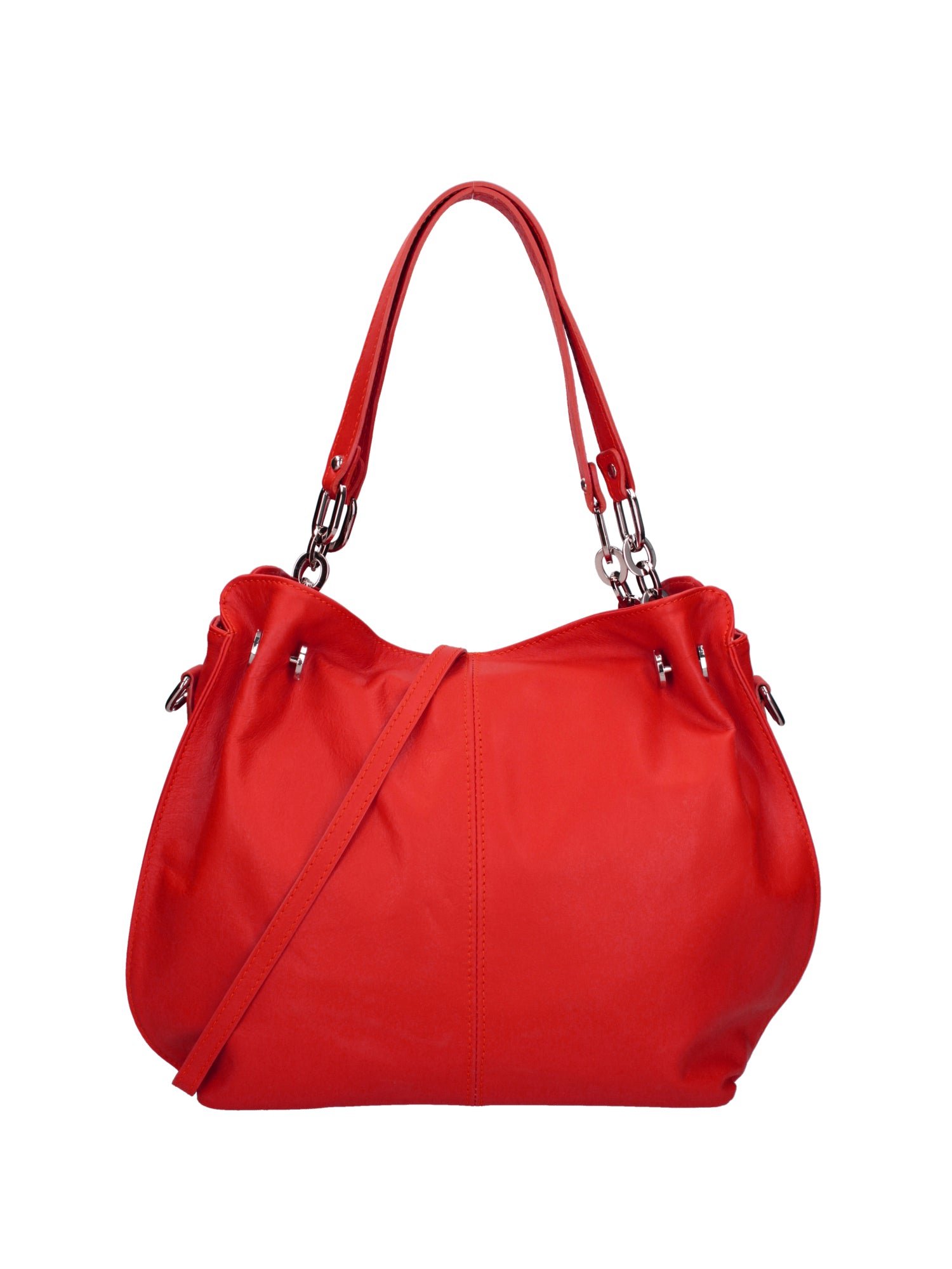 Ereba Borsa a mano da donna Made in Italy 100% pelle 3305-S58 ROSSO FUOCO Gave Lux