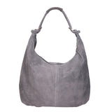 Valeria Borsa a spalla da donna Vera pelle 05280-018 GRIGIO MEDIO Gave Lux