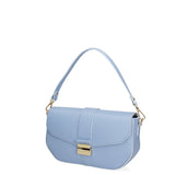 Borsa a spalla da donna Vera pelle 07229-L119 GRIGIO CHIARO Roberta Rossi