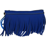 Oxsana Borsa a spalla da donna Neoprene 1311-BLU DARK BLUE Gave Lux