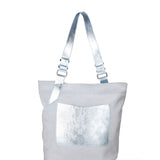 Borsa a spalla da donna Vera pelle 07312-D47 CELESTE+L034 Roberta Rossi