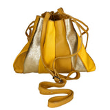 Elysia Borsa a spalla da donna Vera pelle 552043-SENAPE Gave Lux