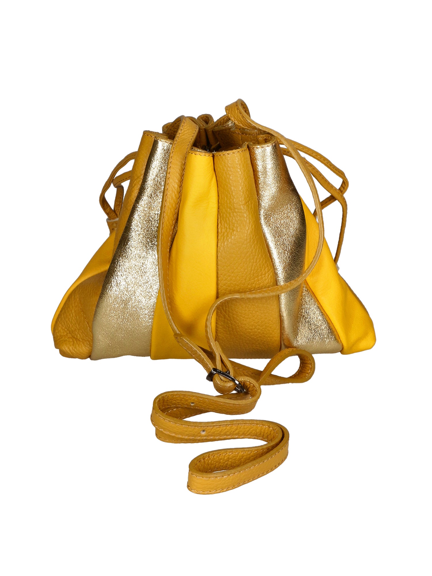 Elysia Borsa a spalla da donna Vera pelle 552043-SENAPE Gave Lux
