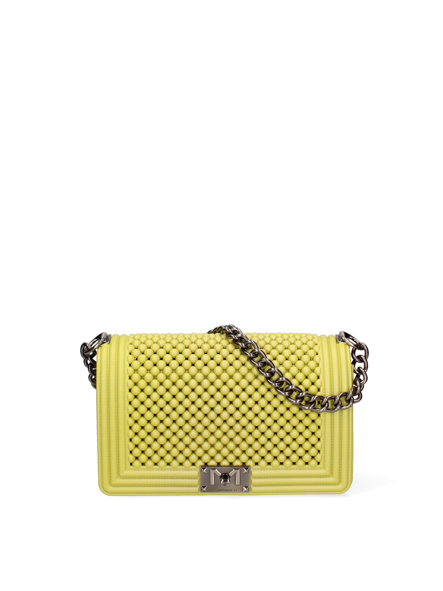 Borsa a mano da donna 100% Pvc FLAT-M-BALL 24-PYRATE GREEN - BRUSH CDF Marc Ellis