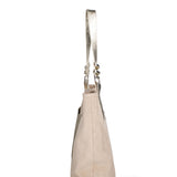 Borsa a spalla da donna Vera pelle 07312-D04 TAUPE+L005 Roberta Rossi