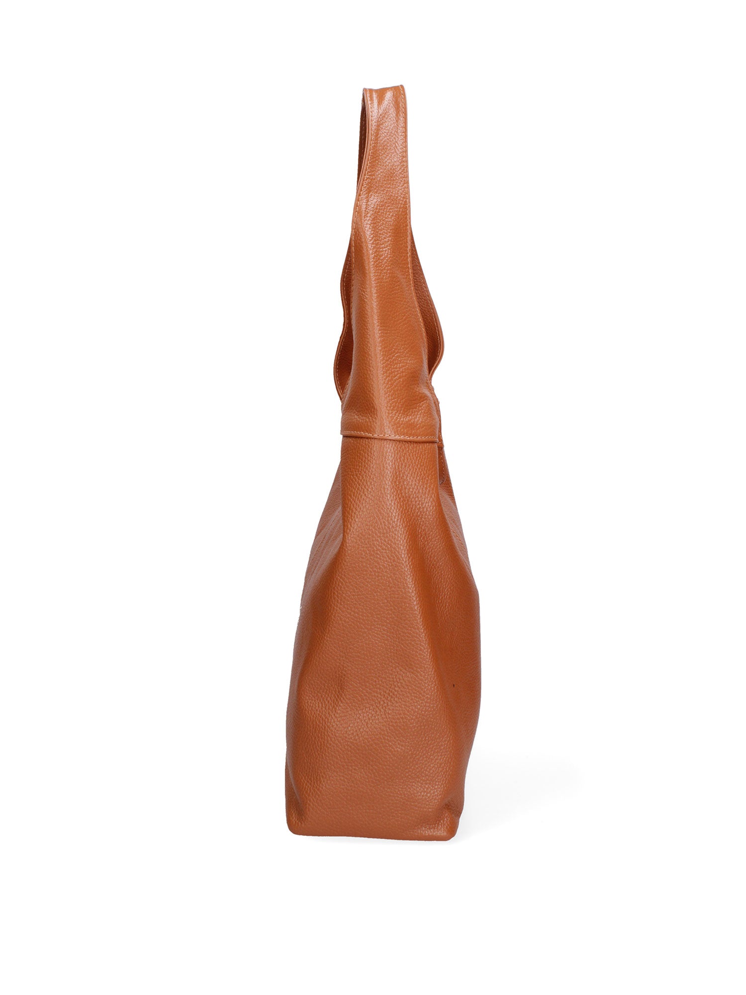 Aria Borsa a mano da donna 100% pelle 07029-D17 CUOIO SCURO Gave Lux