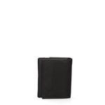 Vera pelle VS-1022-Nero Set portafoglio e portachiavi uomo Sergio Valentini