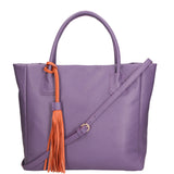 Verdiana Borsa a mano da donna Vera Pelle 06505-D87 VIOLET Gave Lux
