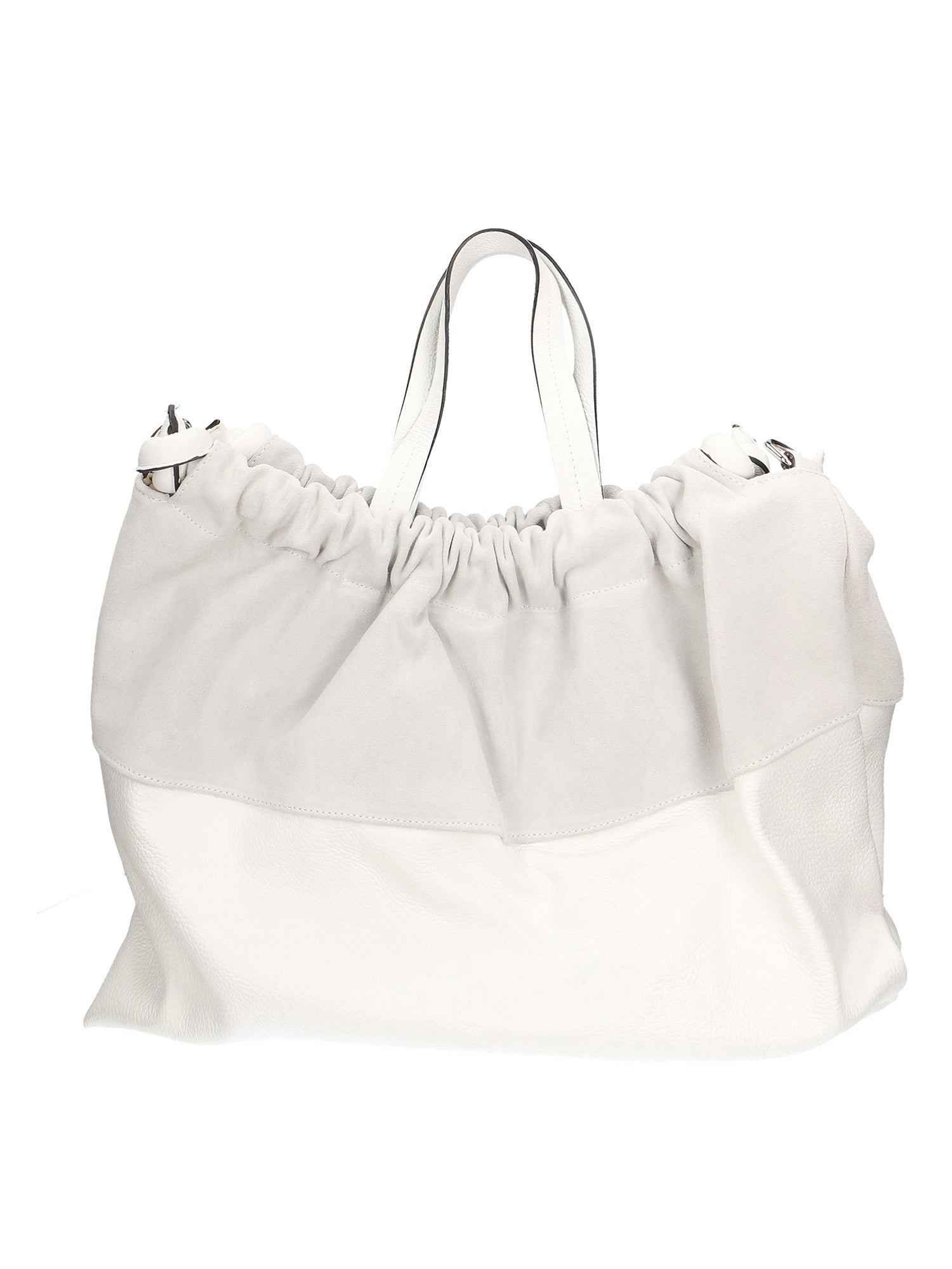 Firenze Borsa a mano da donna Vera pelle 01838-BIANCO WHITE Gave Lux