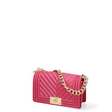 Borsa a mano da donna 100% Pvc FLAT-S 24-CHERRY - GOLD Marc Ellis