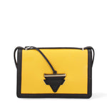 Ardena Borsa a tracolla da donna Vera pelle 1324-GIALLO+NERO Gave Lux