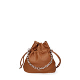 Borsa a secchiello da donna 100% PVC F6717-1-COGNAC David Jones