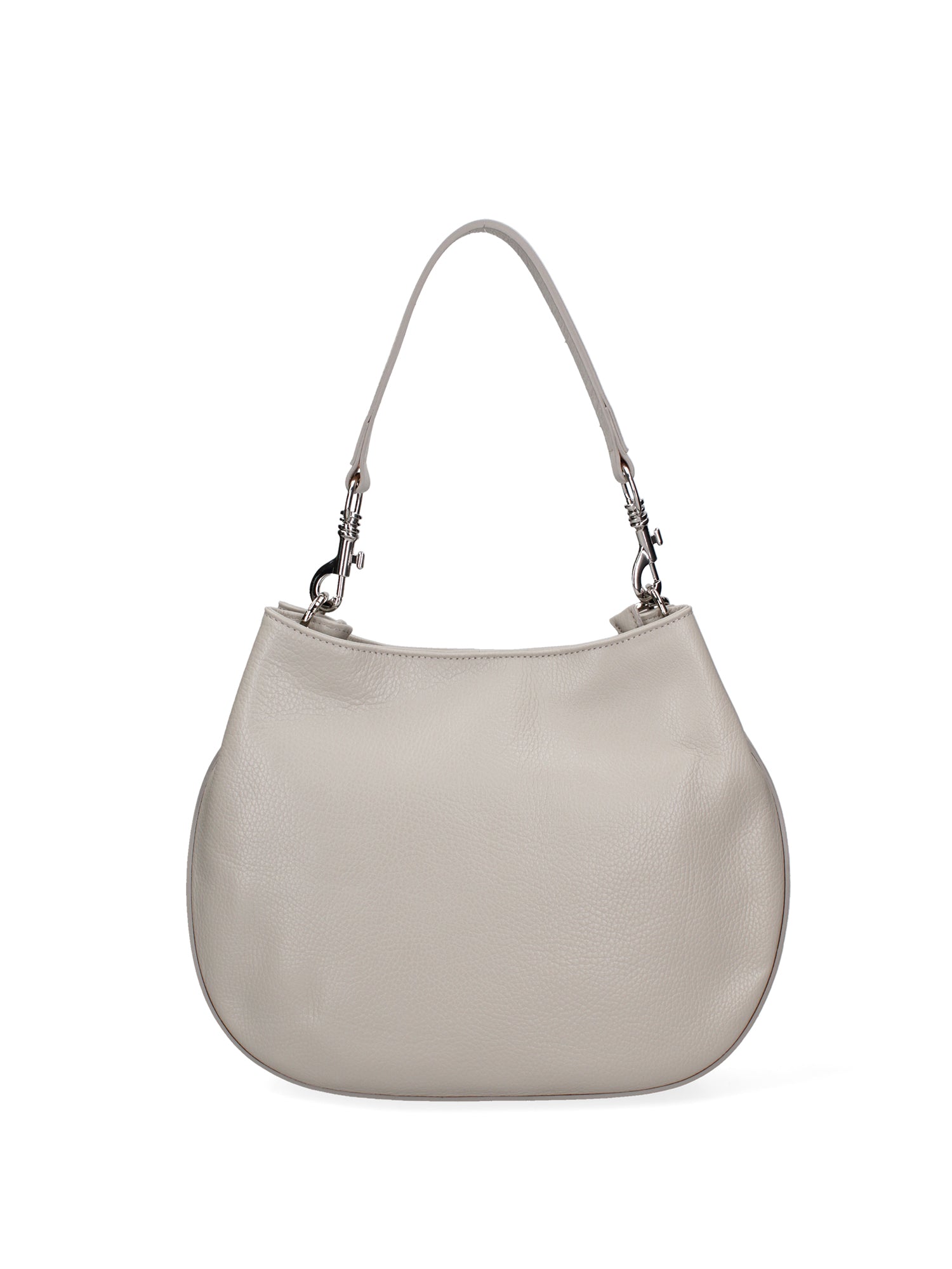 Borsa a spalla da donna Vera pelle 07316-D86 GRIGIO PERLA Roberta Rossi