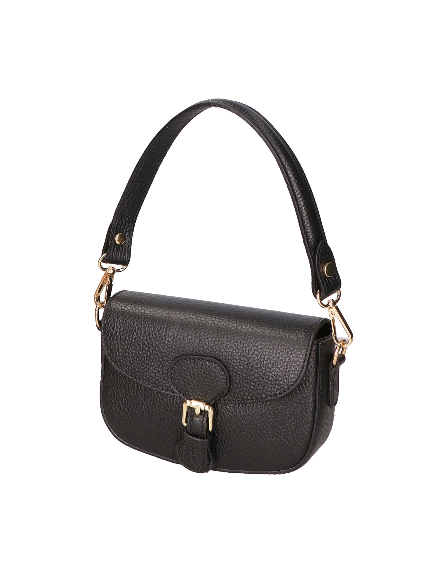 Viktoria Borsa a spalla da donna Vera pelle 06526-D28 NERO Gave Lux