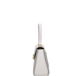 Borsa a mano da donna 100% pelle 07204-L119 GRIGIO CHIARO Viola Castellani