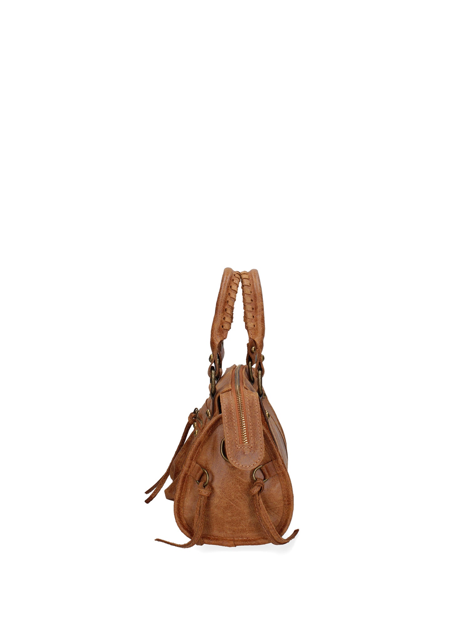 Erisia Borsa a spalla da donna Vera pelle 06091-041 MARRONE Gave Lux