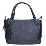 Rosa Borsa a mano da donna Ecopelle 8016-BLU Gave Lux