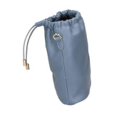 Angela Borsa a sacca da donna Vera pelle 05412-S41 CELESTE SCURO Gave Lux