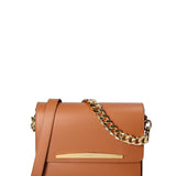 Borsa a tracolla da donna Vera pelle ruga JR-W-1126RU-CUOIO-GOLD John Richmond