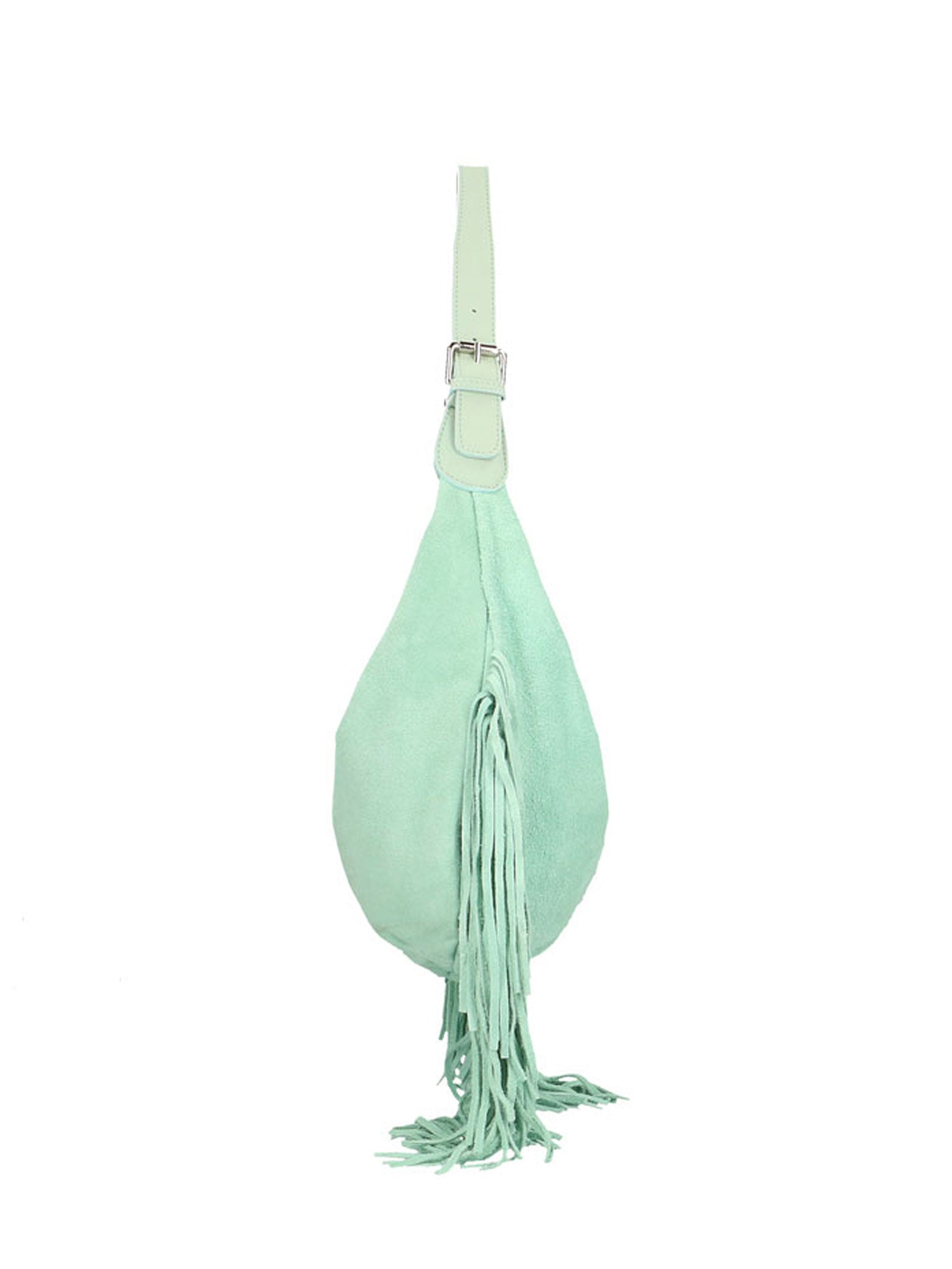 Zefira Borsa a spalla da donna Pelle Scamosciata 8630-MARINA Gave Lux
