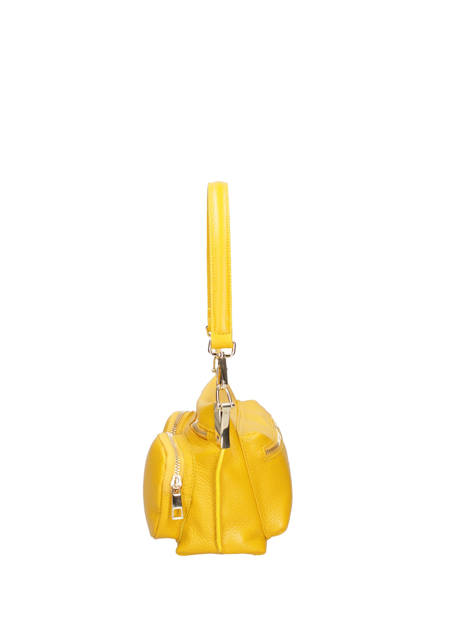 Borsa a spalla da donna Vera pelle 07147-D04 GIALLO Roberta Rossi