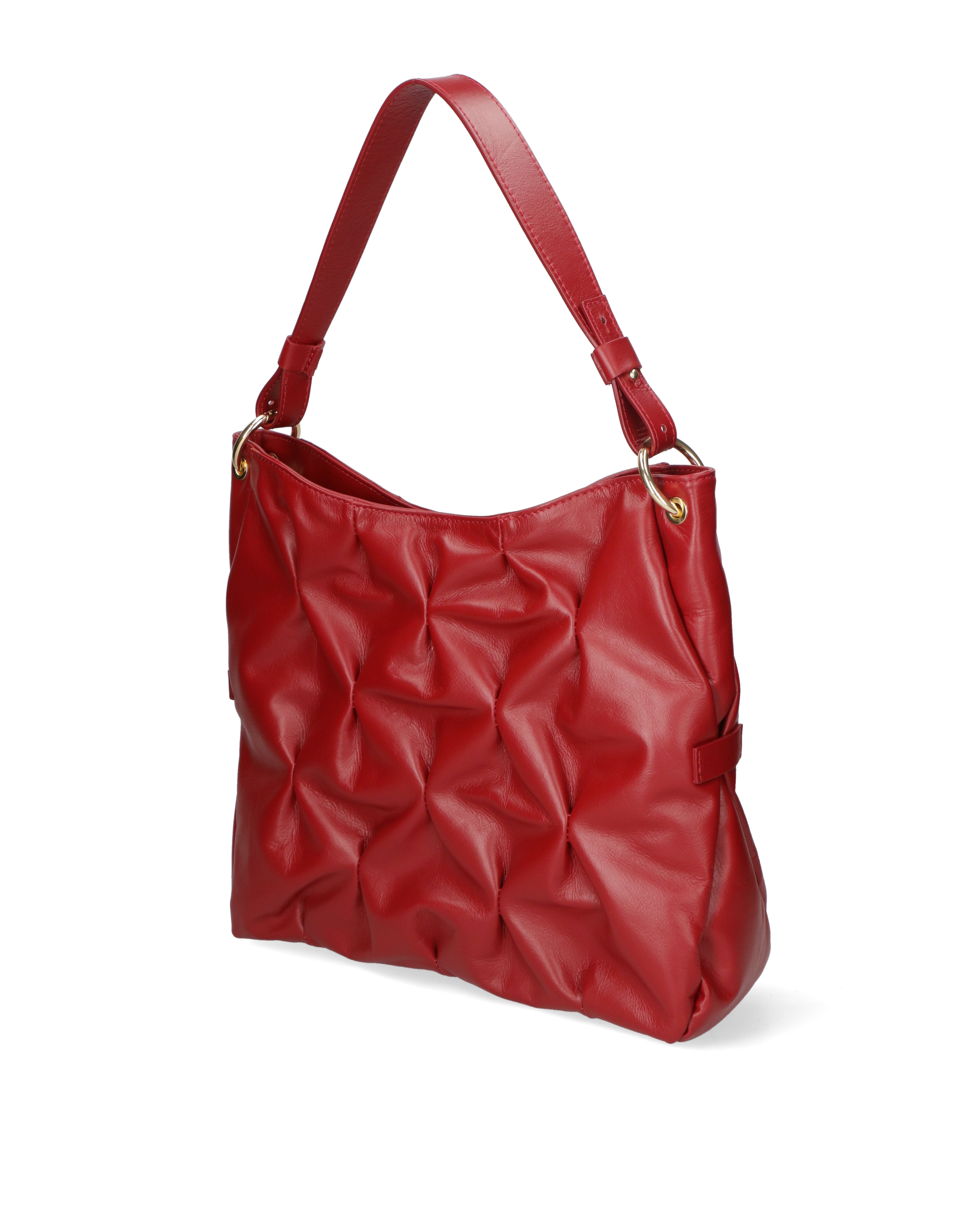 Auralie Borsa a spalla da donna Vera Pelle 03998-S10 RUBINO Gave Lux