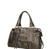 Elara Borsa a spalla da donna Vera pelle 06090-049 VERDE MILITARE SCURO Gave Lux
